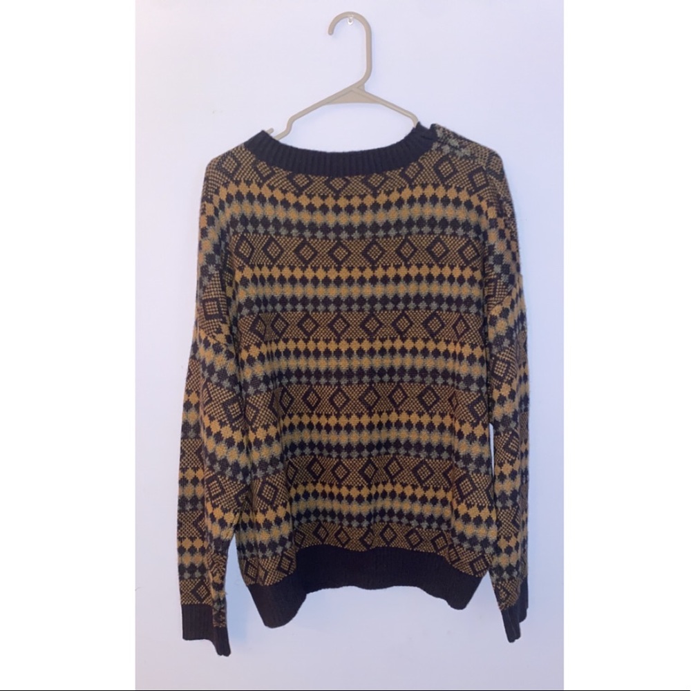Plus size pattern grandpa sweater! :)